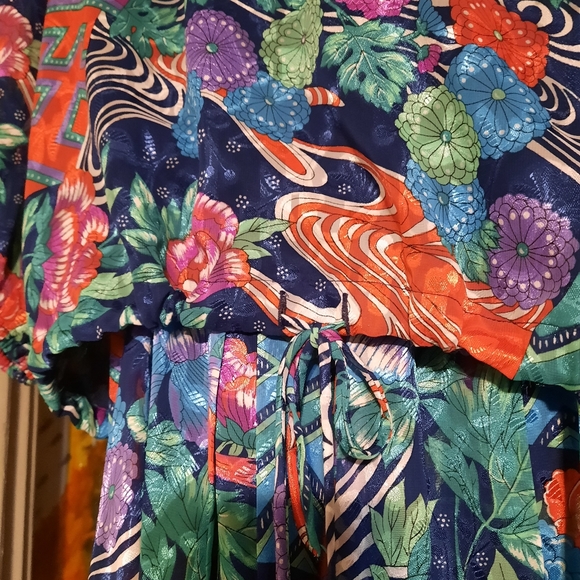 1980's psychedelic designer Diane Freis skirt set - Picture 9 of 15